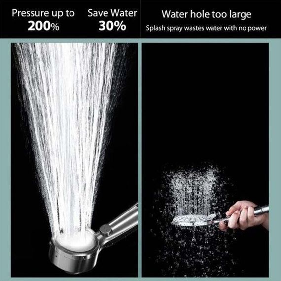 Душова лійка, Турбо лійка для душу з вентилятором, Насадка для душу з регульованими режимами ST-63