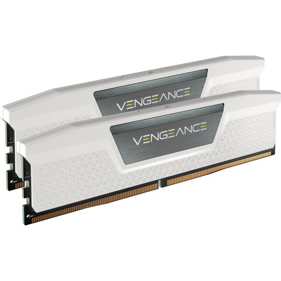 Модуль памяти для компьютера DDR5 32GB (2x16GB) 5200 MHzVengeance White Corsair (CMK32GX5M2B5200C40W) | Зображення 1