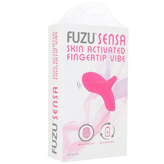 Вібратор на палець FUZU Sensa Skin Activated Fingertip Vibe – Pink, сенсорне керування, 8 режимів sexstyle | Зображення 5