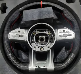 Кермо AMG 2018-Style (Карбон -2025 червоний, 3pin) для Mercedes E-сlass W213 2016-2023 рр