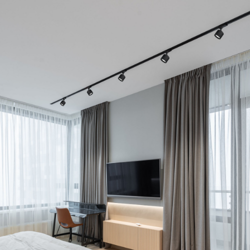 LED Світильник трековий під лампу GX53 чорний VL-SPF17C-B Videx | Зображення 1