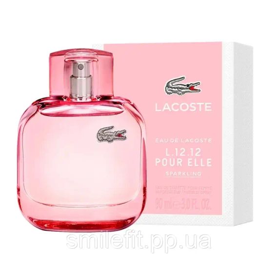 Жіноча туалетна вода Lacoste Eau De Lacoste L.12.12 Pour Elle Sparkling 90 мл