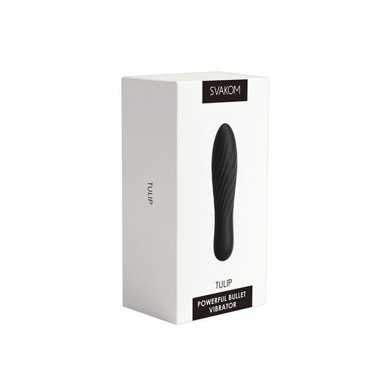 Потужний мінівібратор-помада Svakom Tulip Black для стимуляції клітора | Зображення 6