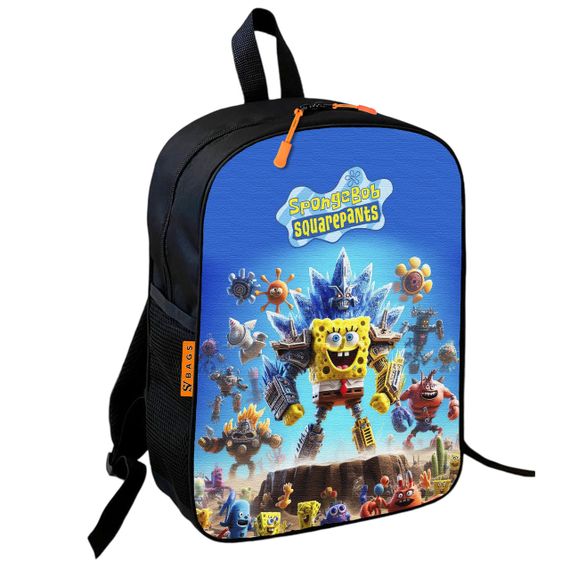 Школьный рюкзак детский Губка Боб + Сумка для обуви спортивной формы рюкзак-мешок  для мальчика (01687) | Зображення 4
