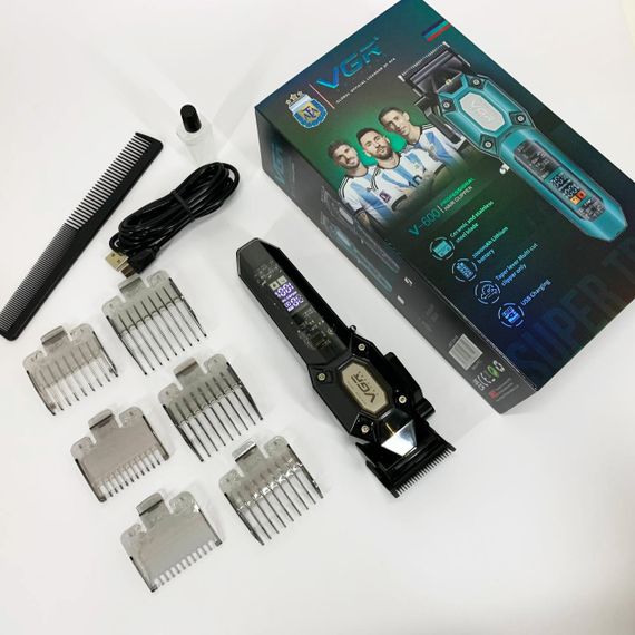 Профессиональная электрическая машинка для стрижки VGR, Беспроводные машинки для стрижки легкие WG-20 | Зображення 7