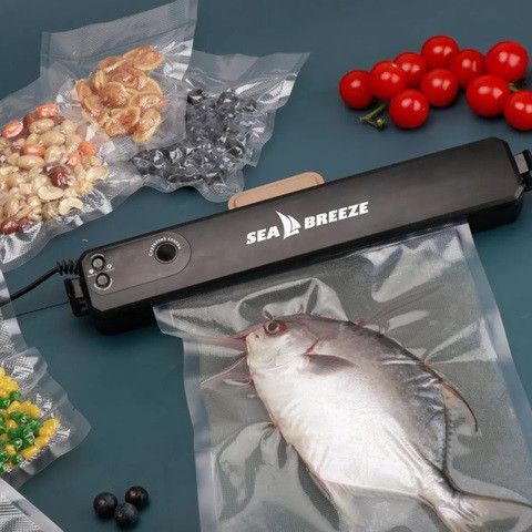 Вакууматор від мережі SeaBreeze SB-0501, Вакуумний пакувальник їжі, Пакувальник для кухні PK-38