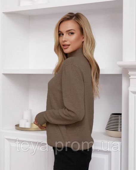 Свитер цвет коричневый размеры 3XL, XXL FI_006553 | Зображення 1