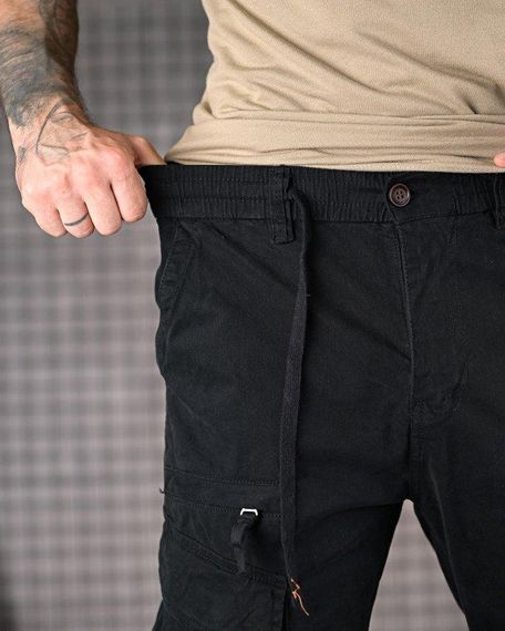 Городские штаны карго Jean black РП7437 | Зображення 5