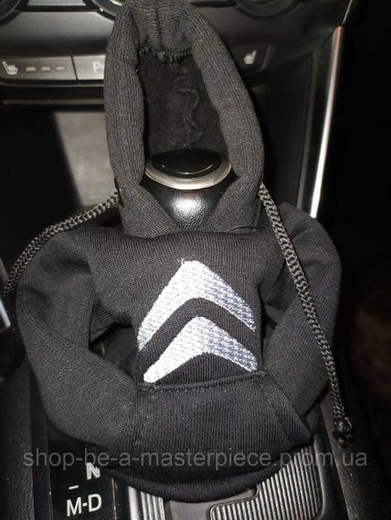 Чохол кофта Худі аксесуар на КПП  Car Hoodie Сітроен Citroen чорний подарунок автомобілісту 10070