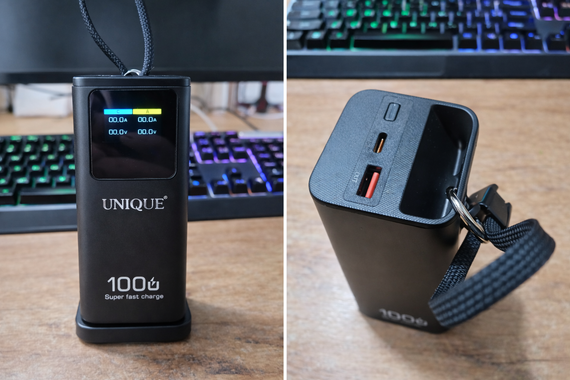 Портативная батарея UNIQUE 60000mah Power Bank быстрая зарядка LED-дисплей | Зображення 2