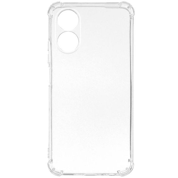 TPU чехол GETMAN Ease logo усиленные углы Full Camera для Oppo A98 Бесцветный (прозрачный) | Зображення 5