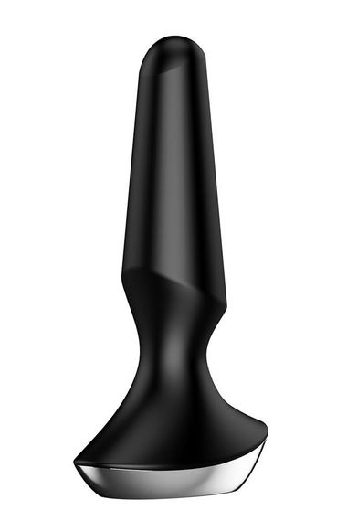 Анальна пробка з функцією керування зі смартфона Satisfyer Plug-Ilicious, чорний Sex Aura | Зображення 1
