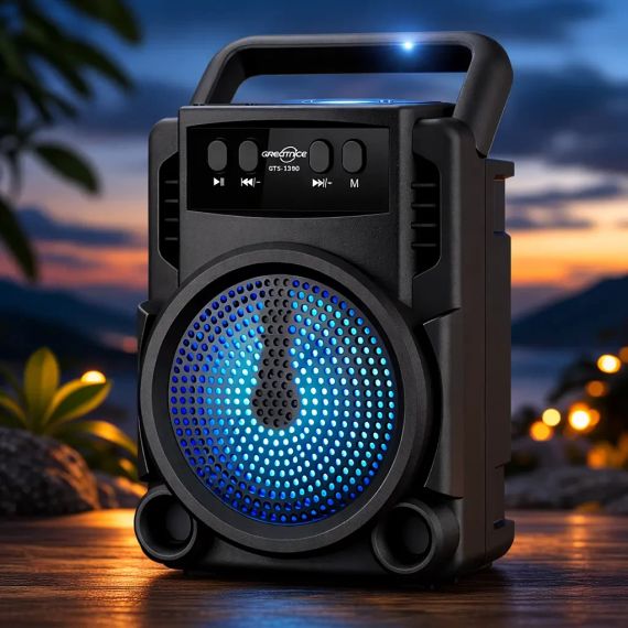 Бездротова портативна колонка GTS-1360 Dual 3" | Зображення 1