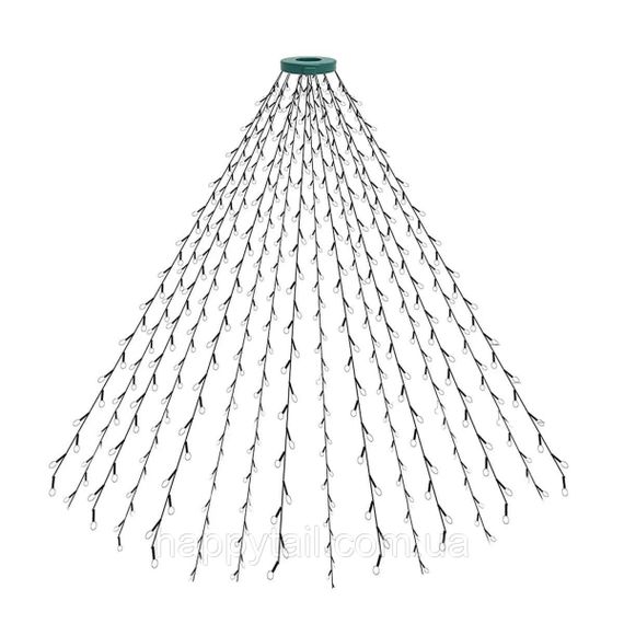 Розумна гірлянда Smart 250 LED довжина 2,5 м з керуванням смартфона прозора, мультиколор 1733044W