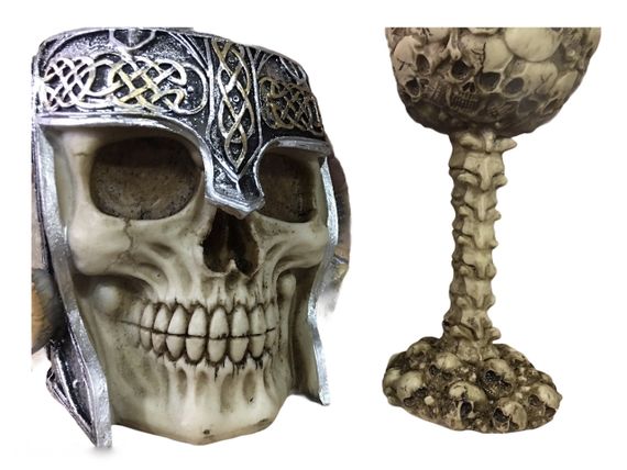 Подарунковий Набір Гуртка Чашка Келих 3D Сатан Черепа Великі | Зображення 3