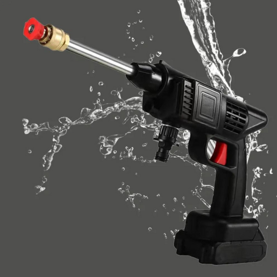 Безконтактне миття високого тиску для авто, Бездротовий водомет з 2 акумуляторами   знижка | Зображення 2