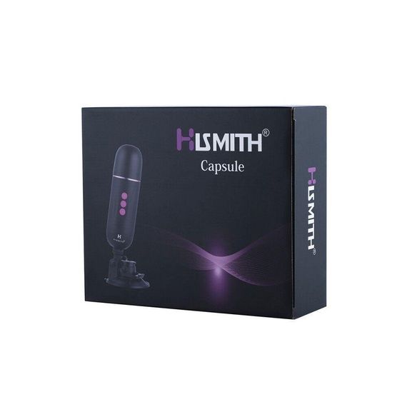 Міні секс-машина Hismith Mini Capsule Sex-Machine with Strong Suction Cup, потужна, перезаряджувана Sex Aura | Зображення 8
