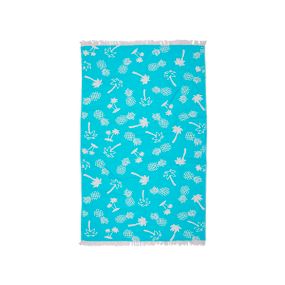 Рушник Barine 8980 Туреччина 90*160 см  Бавовна Бірюзовий