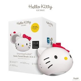 Ультразвукова щітка для обличчя GESKE Sonic Facial Brush 4в1 by Hello Kitty