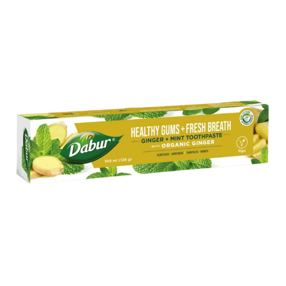 Зубна паста Імбир & М’ята  ORGANIC 100мл Dabur 5022496019989