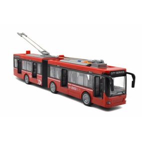 Детский инерционный троллейбус WY915A, масштаб 1:16