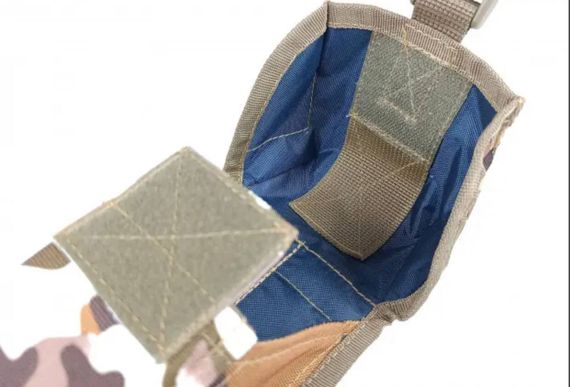 Підсумок під два магазини АК одинарний закритий Multicam Arid (MOLLE, підсумок на розвантаження, жилет, РПС) | Зображення 4