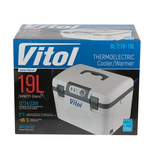 Холодильник термоел 19 л BL-219-19L DC/AC 12/24/220V 60W | Зображення 7