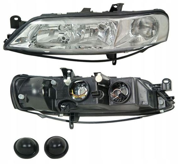 Фара передня Opel Vectra B 1999-2003 Ліва H7/H7, Автом. Регулювання. (Valeo Type) 442-1121L-Ld-Em