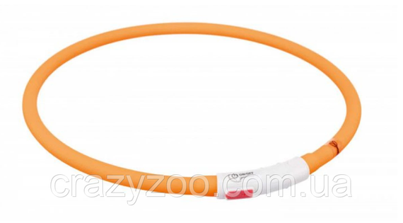 Нашийник Trixie світиться XS-XL 1x70 см помаранчевий 12646