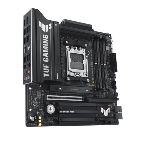 Материнcька плата ASUS TUF GAMING B850M-PLUS WIFI sAM5 B850 4xDDR5 M.2 HDMI DP Wi-Fi BT mATX 90MB1IY0-M0EAY0 | Зображення 4