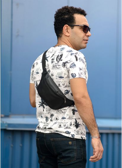 Поясна сумка бананка Sambag Tirso MSOm чорний 31 х 12 х 5 см (80119001m) | Зображення 3