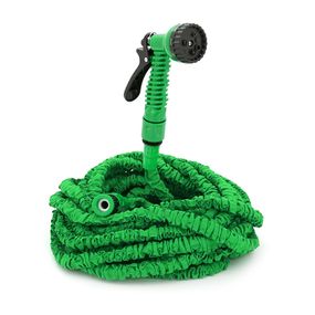 Шланг садовий KY-520G, 17.5-52.5м/175ft, + розпилювач, насадка на кран, Green, Box