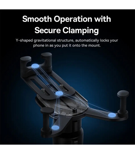 Автоутримувач Baseus Pro Wireless 15W Stable Gravitational | Зображення 1