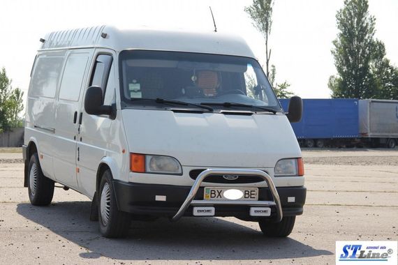 Кенгурятник WT006 (нерж) для Ford Transit 1991-2000 гг | Зображення 1