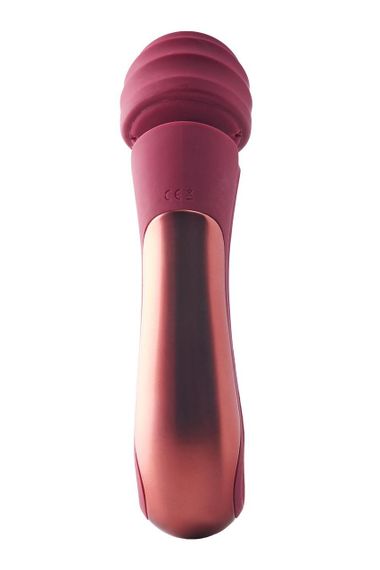 Вібратор мікрофон Dream Toys Dinky Curved Wand Jacky O бордовий Sex Aura | Зображення 3
