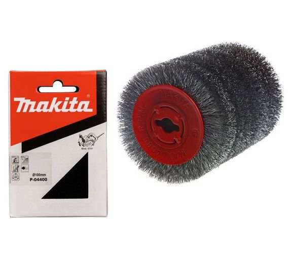 Щітка дротяна сталева універсальна 100х120 мм для Makita 9741 (P-04400)