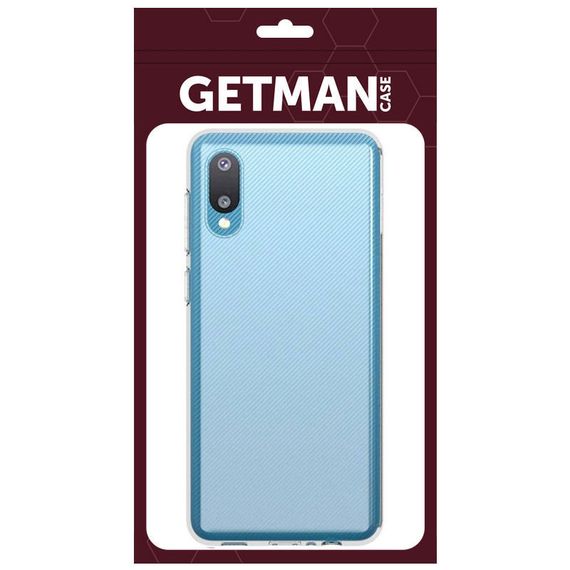 TPU чехол GETMAN Clear 1,0 mm для Samsung Galaxy A02 | Зображення 1