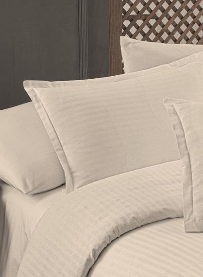 Постільна білизна Altinbasak Poplin 200 х 220 см Infinity Ivory | Зображення 1
