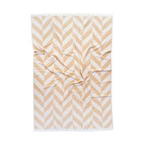 Плед Barine 9195 Туреччина 130*180 см  Бавовна Гірчичний