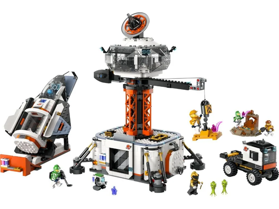 Конструктор LEGO City Космічна база й стартовий майданчик для ракети (60434) | Зображення 9