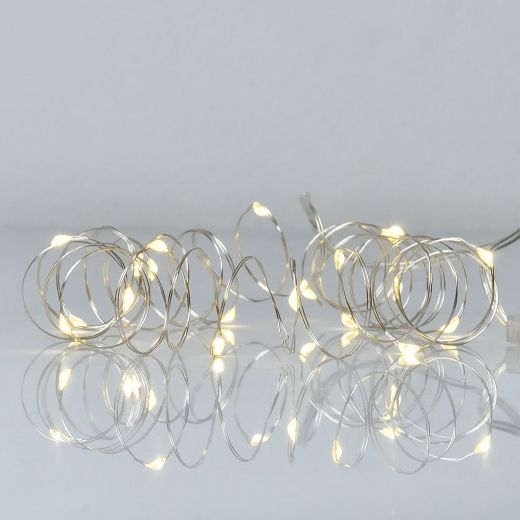 Електрична гірлянда YES Нитка 975020 2 м 20 LED тепло-білий