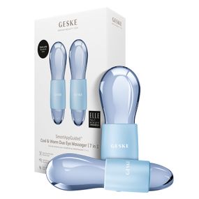 Двойной массажер для глаз GESKE Cool&Warm Duo Eye Massager 7в1 starlight, Голубой
