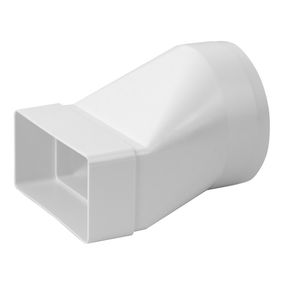 Перехідна муфта на круглий канал (довгий) пластик 110х55мм Ø100мм KSD2 Europlast