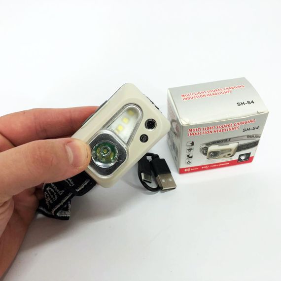Ліхтар налобний SH-S4-XPE+3SMD, Потужний акумуляторний ліхтарик налобний, Налобний ліхтар яскравий | Зображення 6