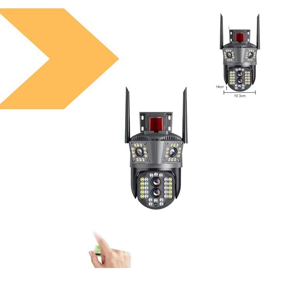 Камера відеоспостереження PTZ вулична WiFi 3L-V35 XPRO IPC-3L-V33 V380PRO (45044-16976_1084) | Зображення 7