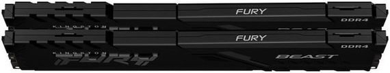 Память ПК Kingston DDR4 32GB KIT (16GBx2) 3200 FURY Beast KF432C16BBK2/32 | Зображення 2