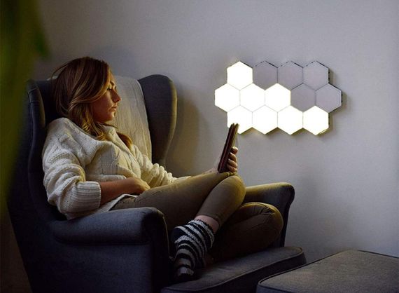 Светильник сенсорный 3DTOYSLAMP Соты Набор 3 шт Разноцветные (type 3) | Зображення 3