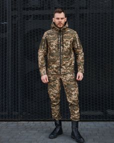 Чоловічий тактичний костюм демісезонний піксель 421189