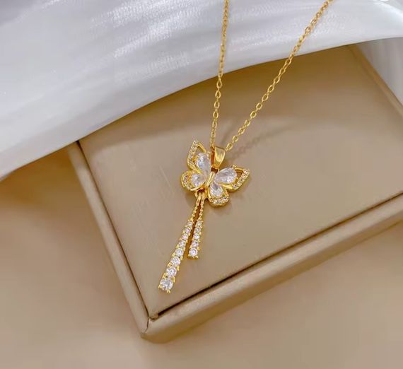 Колье с подвеской Primo Butterfly – Gold | Зображення 2