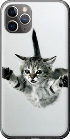Чехол на iPhone 11 Pro Max Летящий котёнок "2322u-1723-17620"